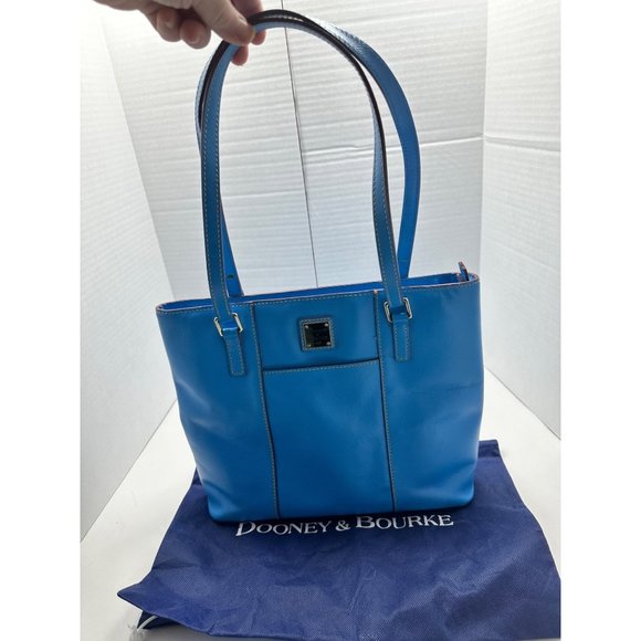 DOONEY & BOURKE blue pebble grain Lexington tote bag - Picture 2 of 6